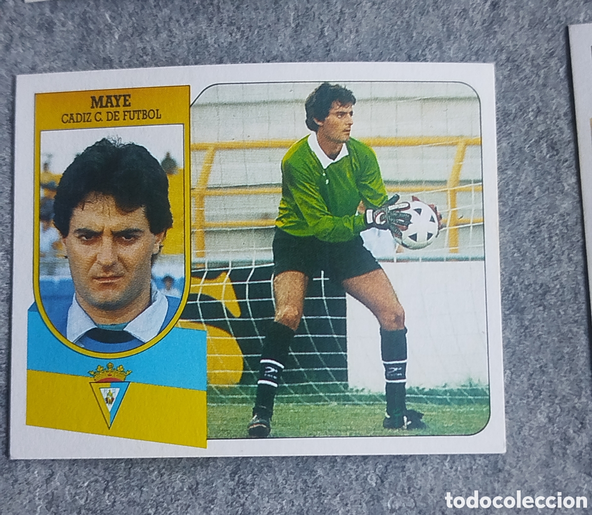 Cromos de F&uacute;tbol: MAYE C&Aacute;DIZ CLUB DE F&Uacute;TBOL LIGA 91 92 1991 1992 EDICIONES ESTE SIN PEGAR NUNCA PEGADO CARTON CROMO