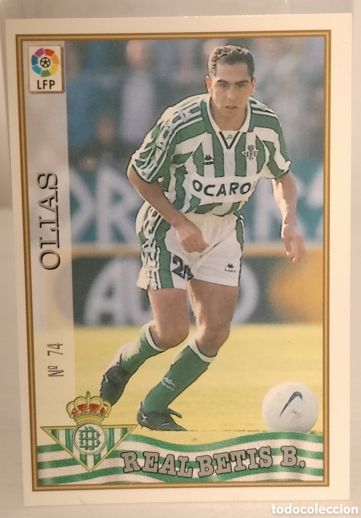 Cromos de F&uacute;tbol: Ollas Real Betis 96-97