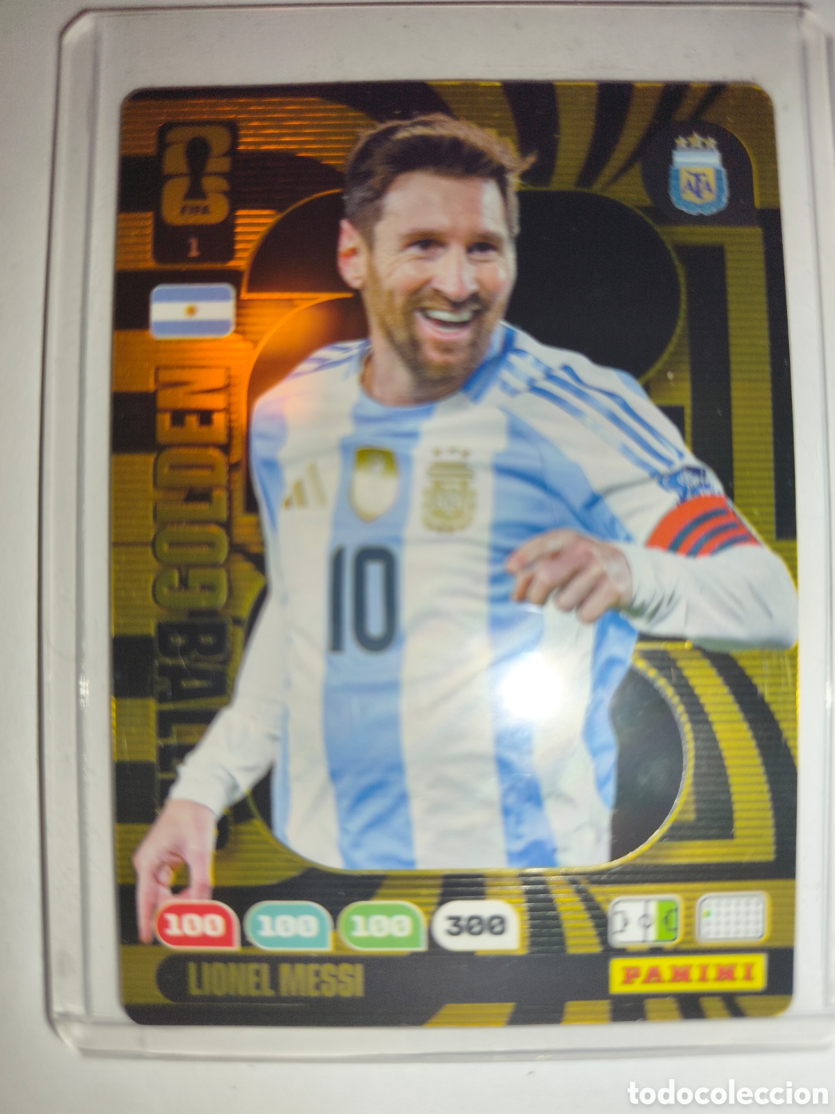 Cromos de F&uacute;tbol: FIFA 2026 LIONEL MESSI GOLDEN BALLER
