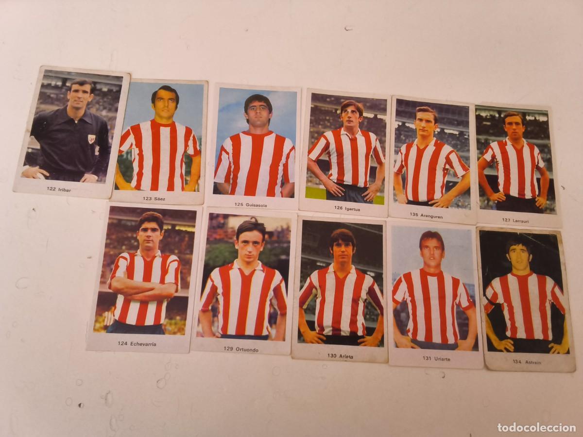 Figurine di Calcio: LOTE DE RUIZ ROMERO DEL ATHLETIC 72-73 COMPLETO