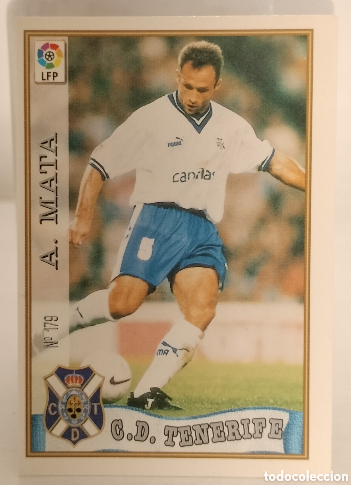 Fu&szlig;ball-Sticker: A.Mata C .D Tenerife 96-97