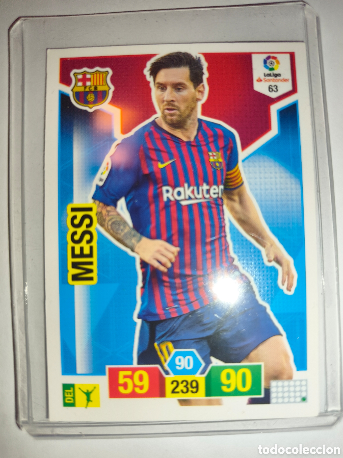 Cromos de F&uacute;tbol: LIONEL MESSI LIGA 2018-2019