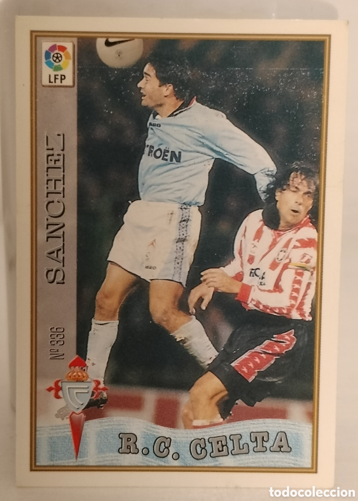 Cromos de F&uacute;tbol: S&aacute;nchez R.C .Celta 96-97