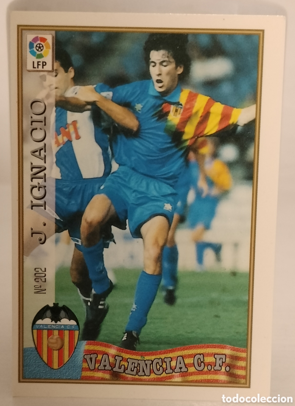 Football Stickers: J Ignacio Valencia C F 96-97