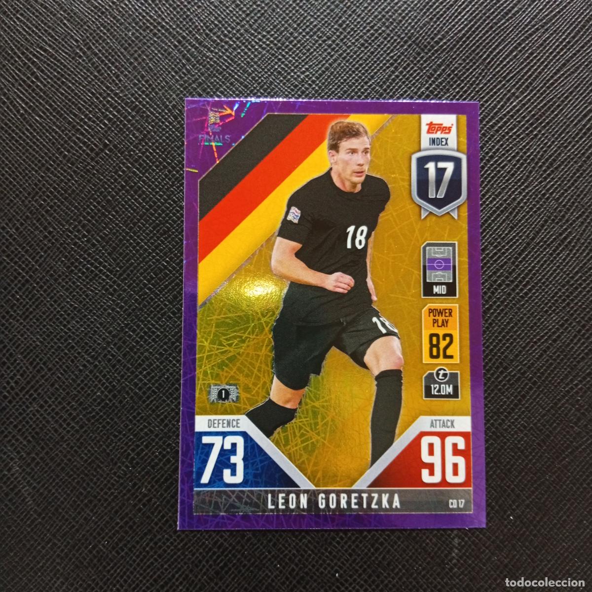 Football Stickers: GORETZKA ALEMANIA TOPPS MATCH ATTAX ROAD TO FINALS UEFA NATIONS LEAGUE 2022 - A82 PG46 PURPLE