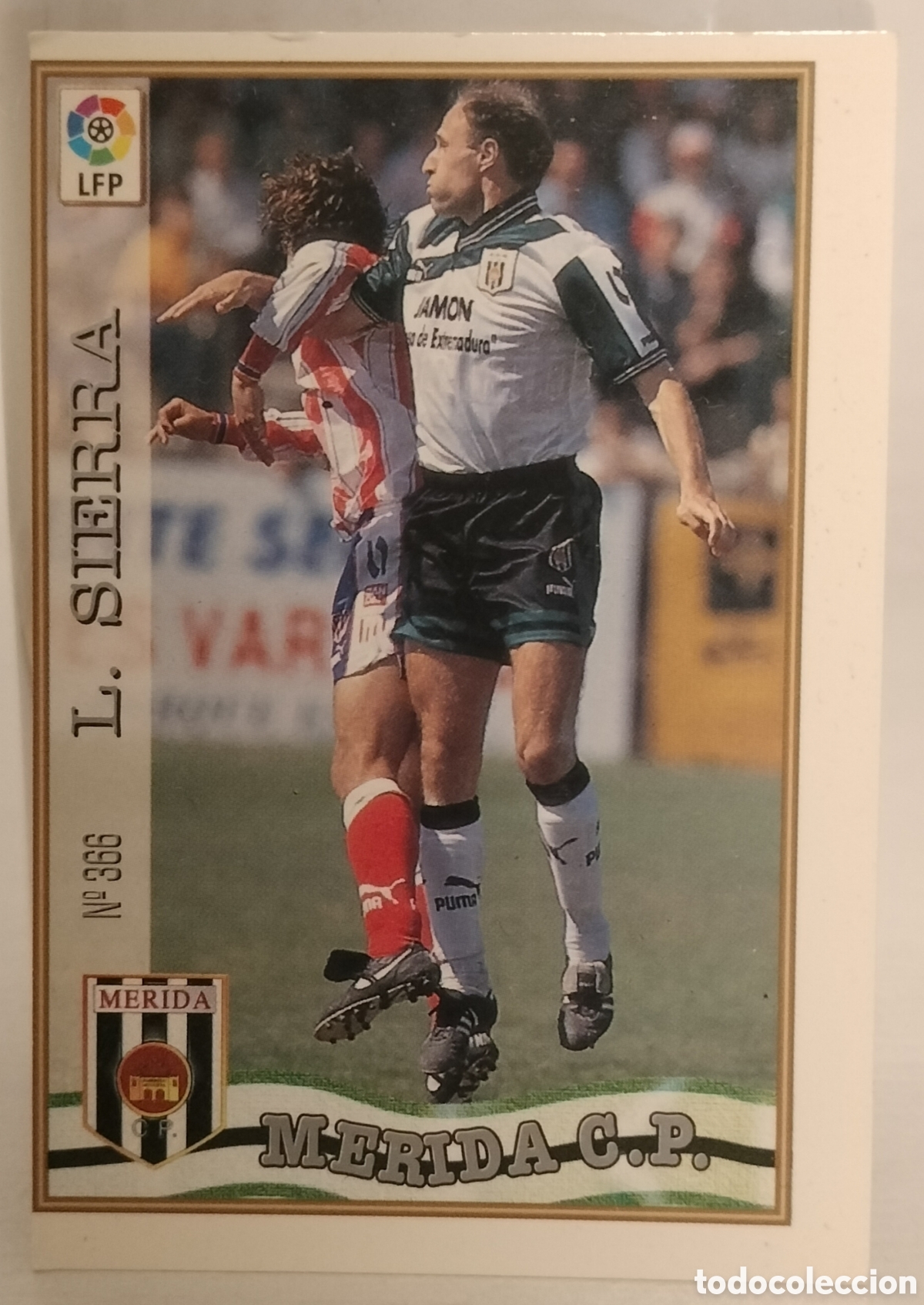 Cromos de F&uacute;tbol: L Sierra M&eacute;rida C.P 97-97