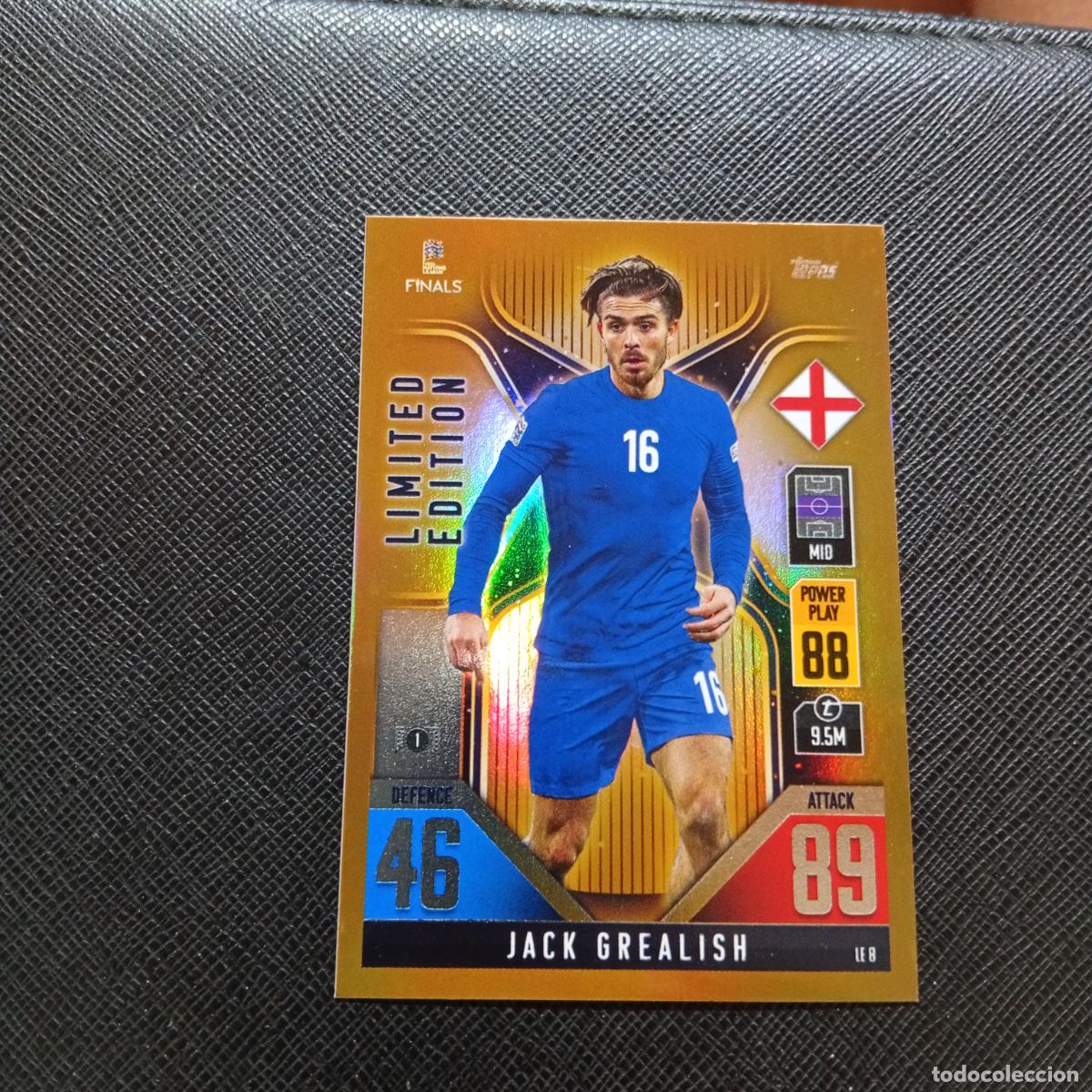 Cromos de F&uacute;tbol: GREALISH INGLAT TOPPS MATCH ATTAX ROAD TO FINALS UEFA NATIONS LEAGUE 2022 - A82 PG55 LIMITED EDITION