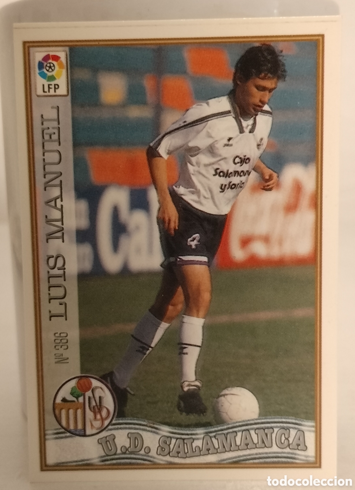 Cromos de F&uacute;tbol: Luis Manuel UD Salamanca 96-97