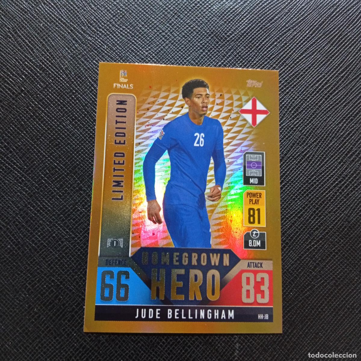 Cromos de f&uacute;tbol: BELLINGHAM INGL TOPPS MATCH ATTAX ROAD TO FINALS UEFA NATIONS LEAGUE 2022 - A82 PG64 LIMITED EDITION