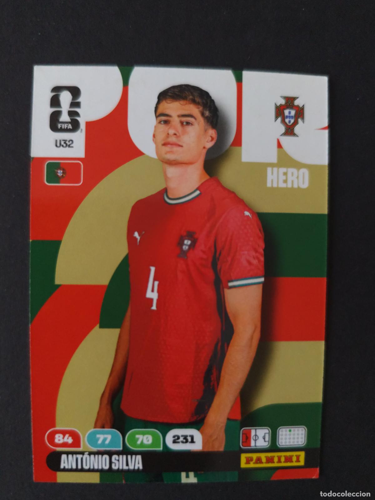 Football Stickers: U32 ANT&Oacute;NIO SILVA ACTUALIZACI&Oacute;N UPDATE PORTUGAL ADRENALYN MUNDIAL FIFA WORLD CUP 2026 PANINI