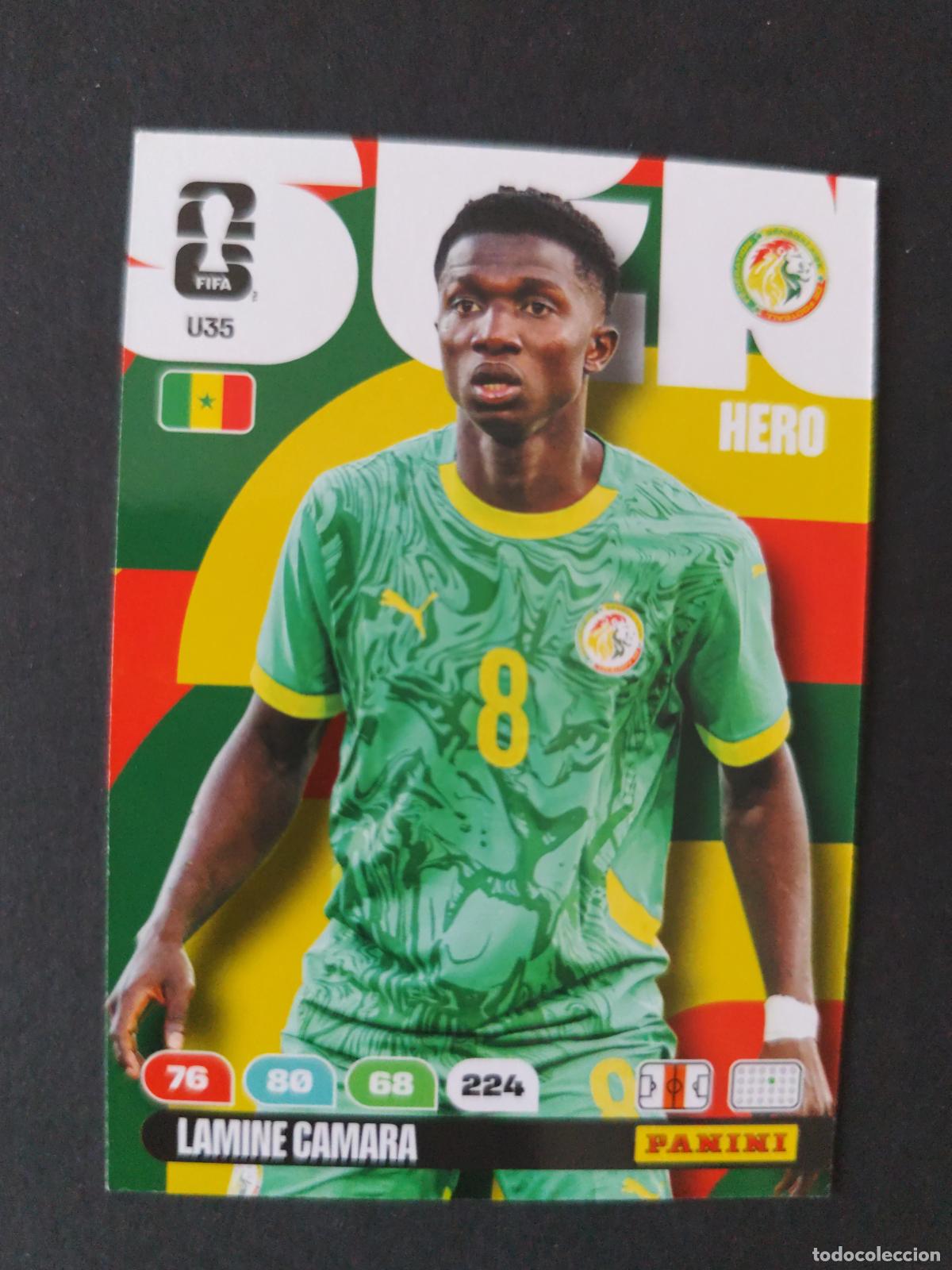 Fu&szlig;ball-Sticker: U35 LAMINE CAMARA ACTUALIZACI&Oacute;N UPDATE SENEGAL ADRENALYN MUNDIAL FIFA WORLD CUP 2026 PANINI