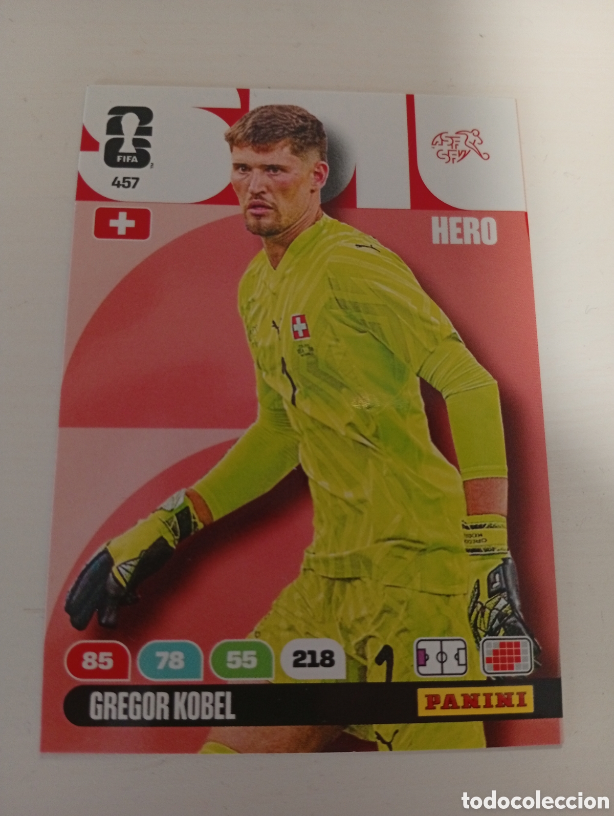 Figurine di Calcio: GREGOR KOBEL SUIZA N&ordm; 457 FIFA WORLD CUP 2026 PANINI ADRENALYN XL