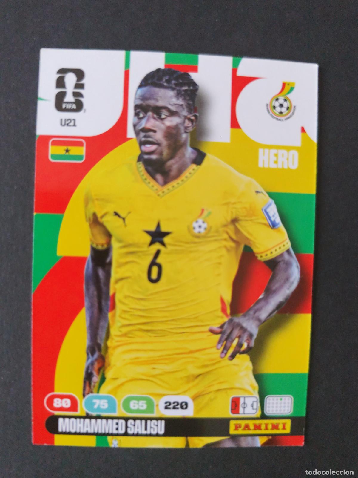 Fu&szlig;ball-Sticker: U21 MOHAMMED SALISU ACTUALIZACI&Oacute;N UPDATE GHANA ADRENALYN MUNDIAL FIFA WORLD CUP 2026 PANINI