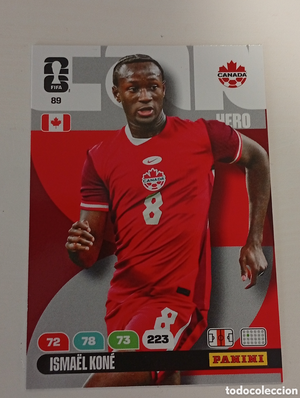 Fu&szlig;ball-Sticker: 89 ISMAEL KONE CANAD&Aacute; ADRENALYN MUNDIAL FIFA WORLD CUP 2026 PANINI