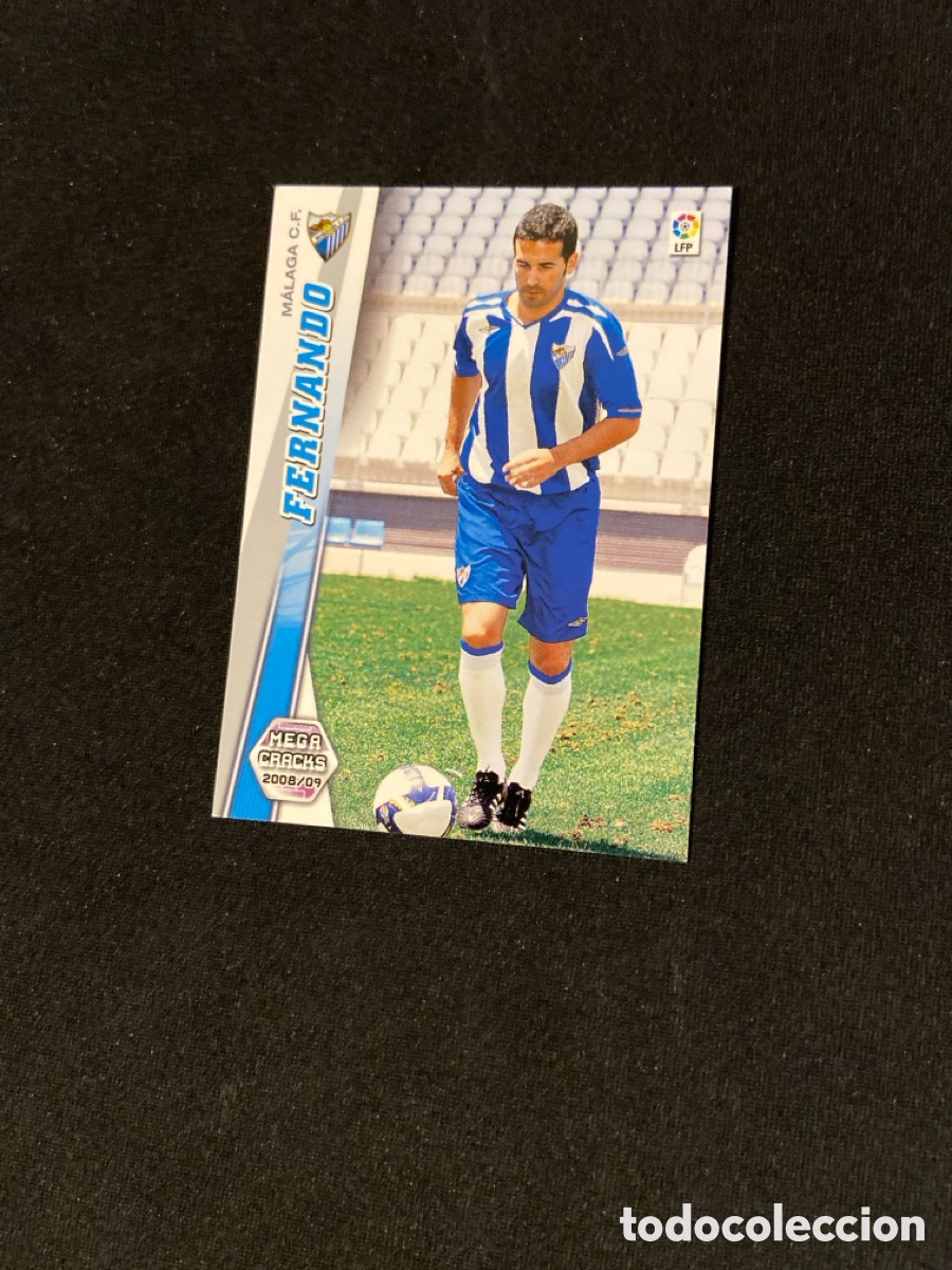 Cromos de f&uacute;tbol: FERNANDO 178 (M&Aacute;LAGA) PANINI MEGACRACKS 2008-2009 08 09 CROMO CARTA M-5