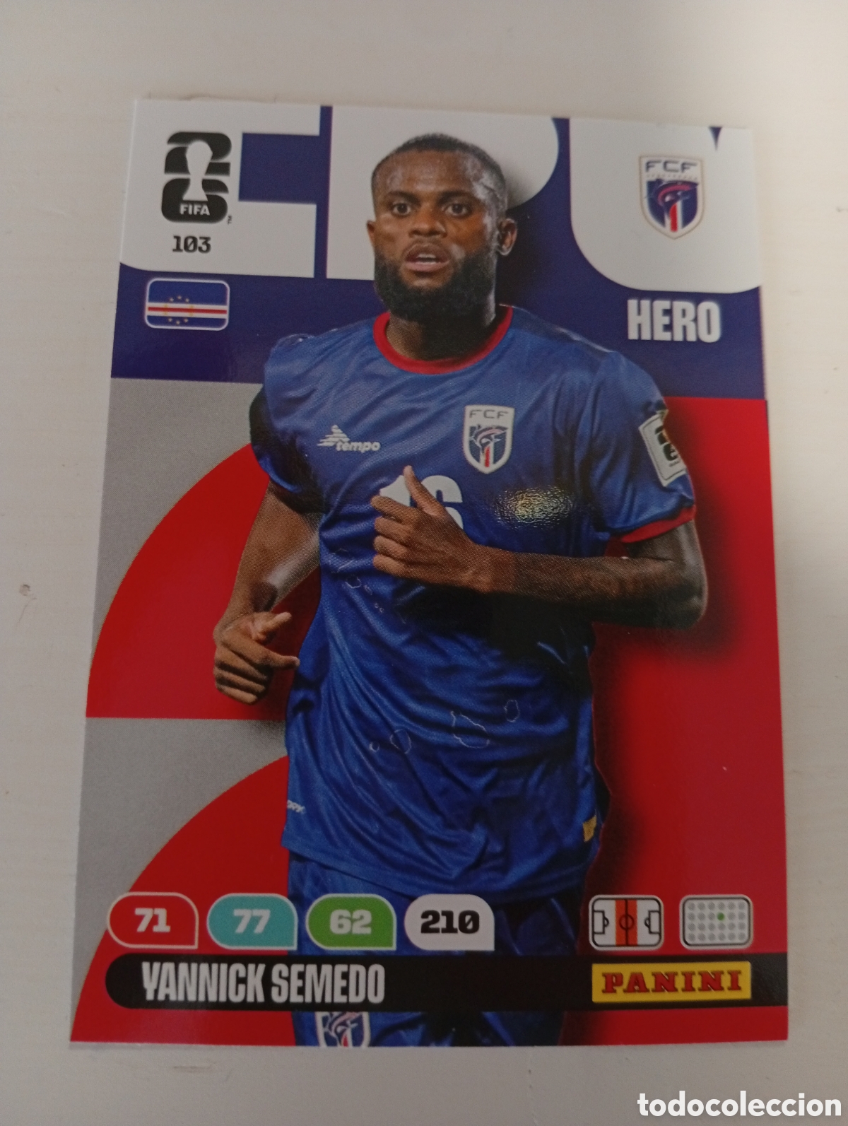 Figurine di Calcio: 103 YANNICK SEMEDO CABO VERDE ADRENALYN MUNDIAL FIFA WORLD CUP 2026 PANINI