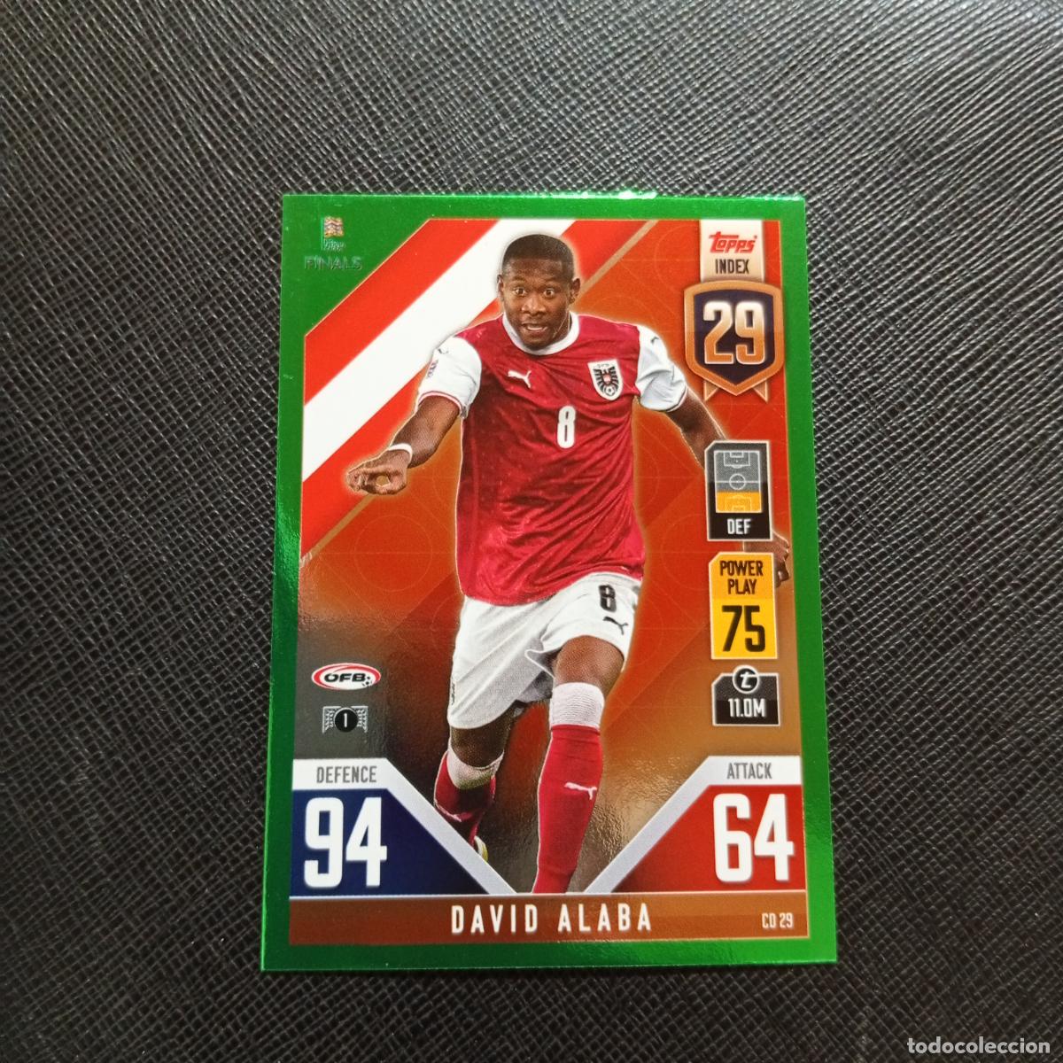 Football Stickers: ALABA AUSTRIA TOPPS MATCH ATTAX ROAD TO FINALS UEFA NATIONS LEAGUE 2022 - A82 PG64 GREEN