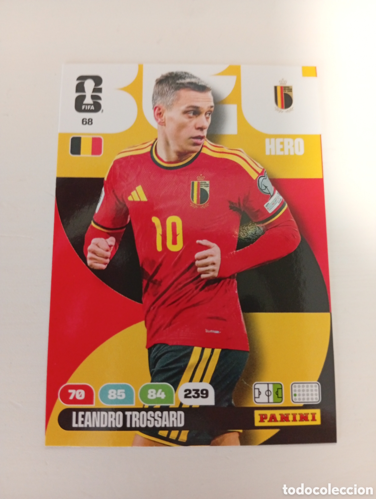 Football Stickers: FIFA WORLD CUP 2026 PANINI ADRENALYN XL 68 LEANDRO TROSSARD - HERO BELGIUM