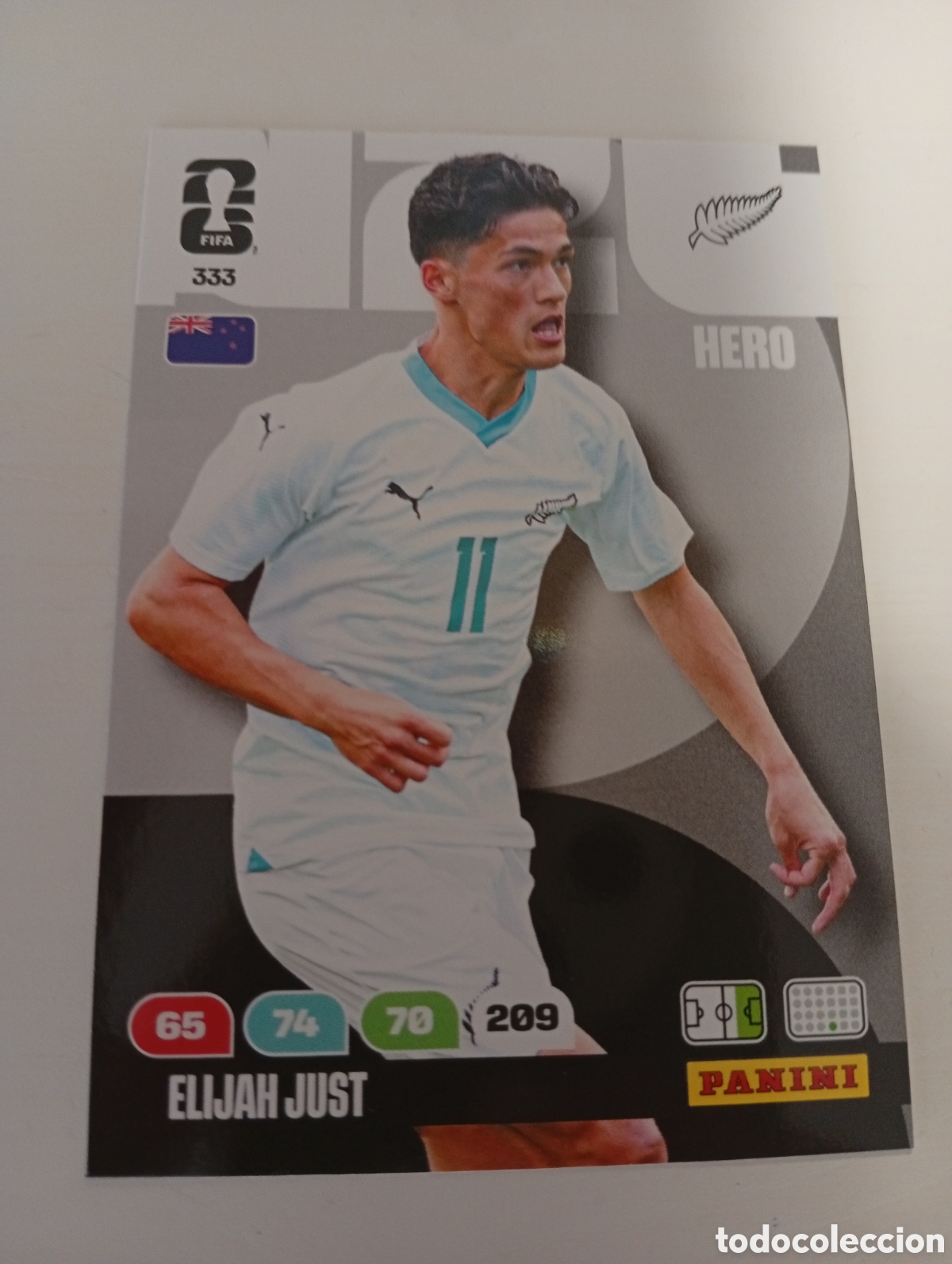 Cromos de Futebol: 333 Elijah Just NUEVA ZELANDA ADRENALYN MUNDIAL FIFA WORLD CUP 2026 PANINI