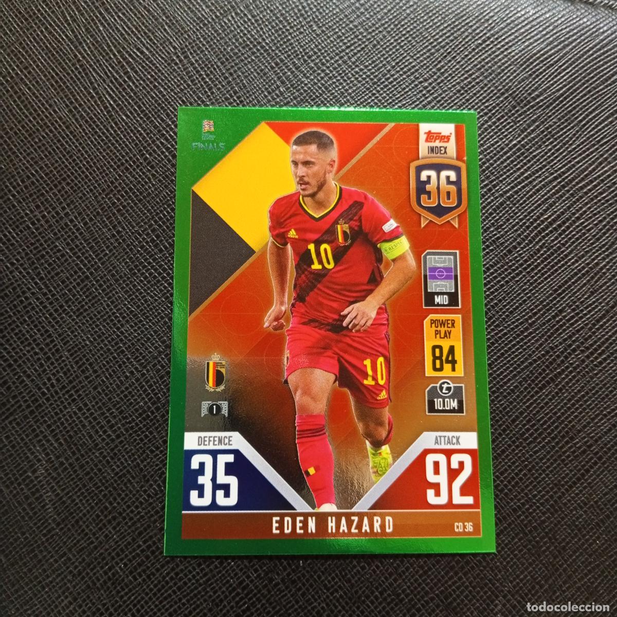 Cromos de Futebol: EDEN HAZARD BELGICA TOPPS MATCH ATTAX ROAD TO FINALS UEFA NATIONS LEAGUE 2022 - A82 PG91 GREEN