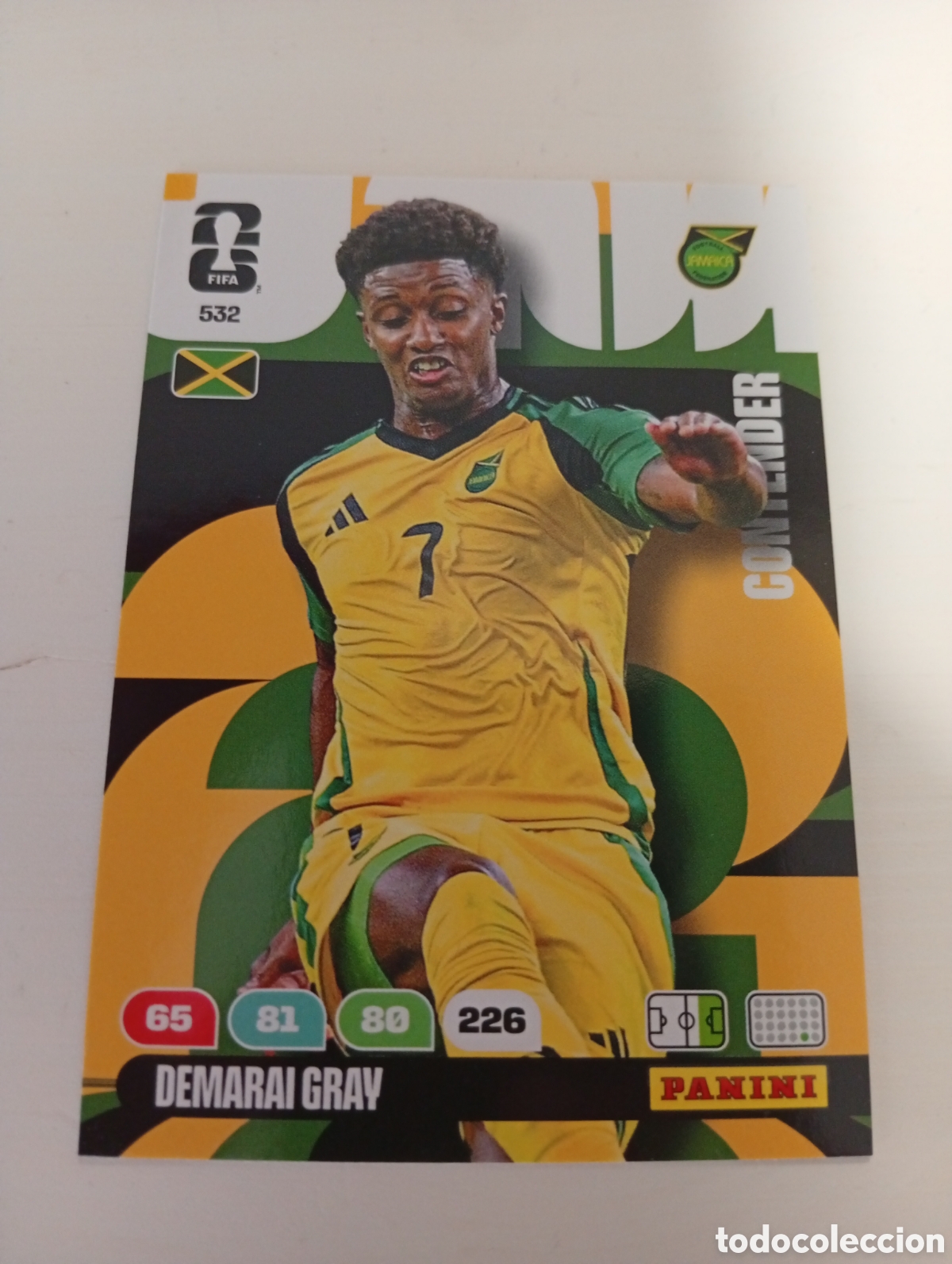 Cromos de Futebol: FIFA WORLD CUP 2026 PANINI ADRENALYN XL 532 DEMARAI GRAY - CONTENDER JAMAICA