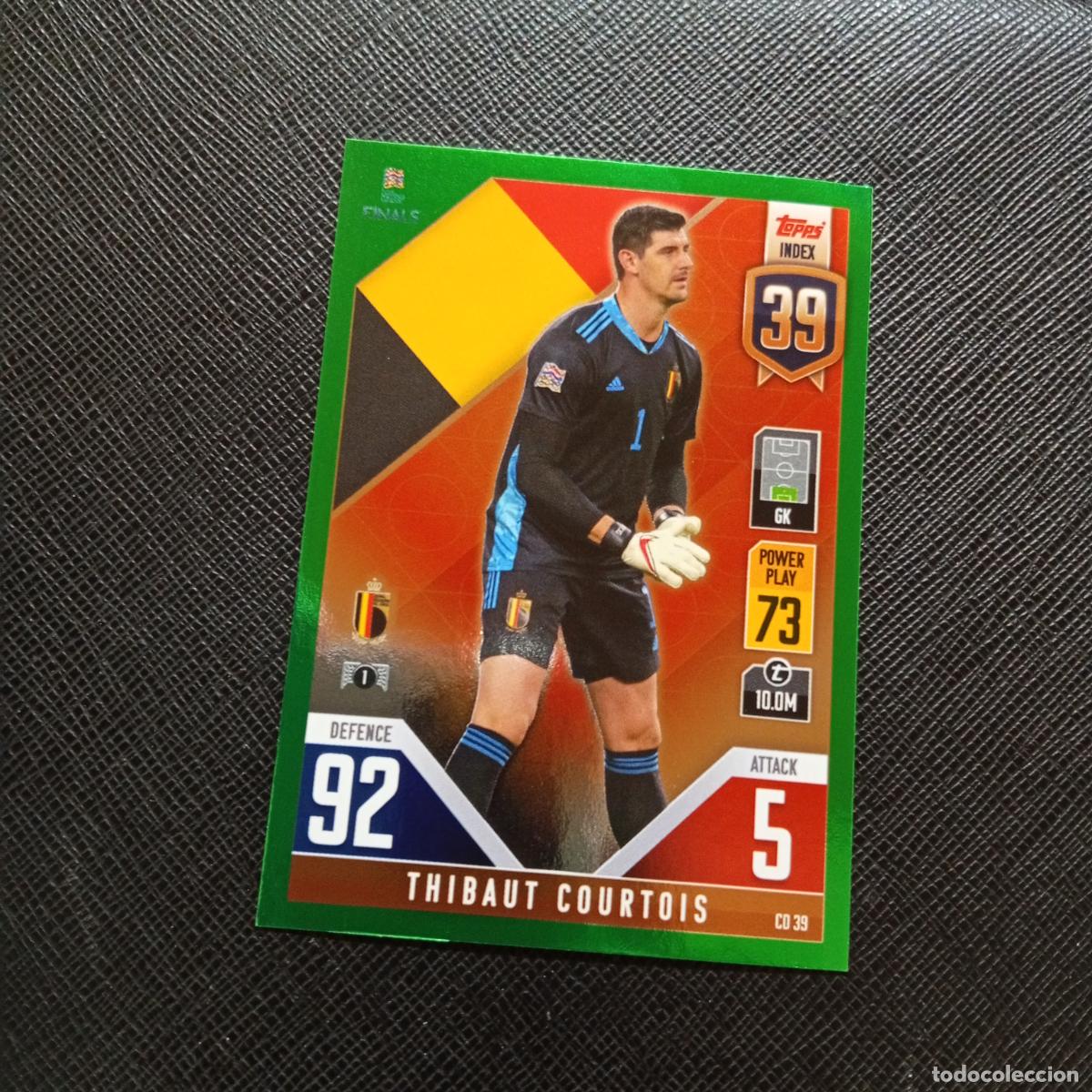Cromos de f&uacute;tbol: COURTOIS BELGICA TOPPS MATCH ATTAX ROAD TO FINALS UEFA NATIONS LEAGUE 2022 - A82 PG91 GREEN