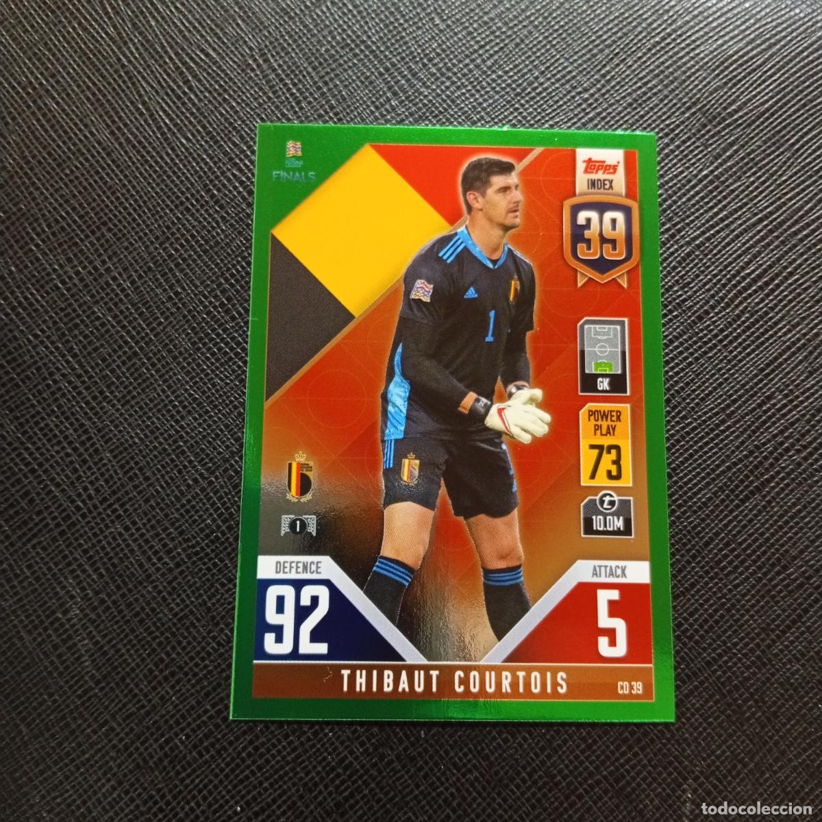 Cromos de f&uacute;tbol: COURTOIS BELGICA TOPPS MATCH ATTAX ROAD TO FINALS UEFA NATIONS LEAGUE 2022 - A82 PG91 GREEN B