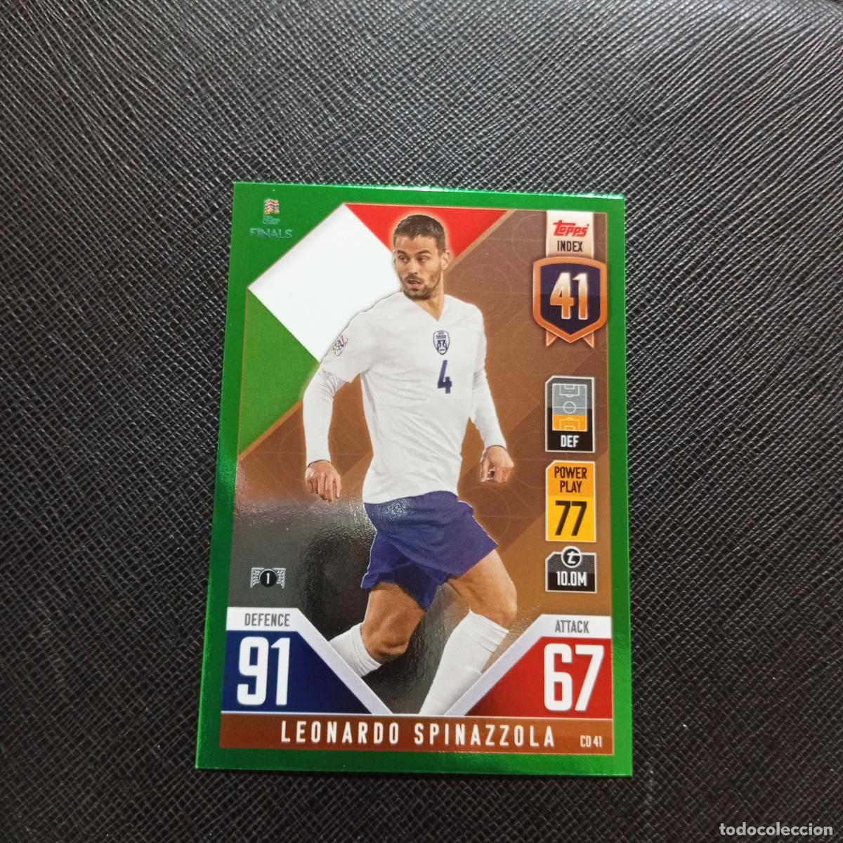 Figurine di Calcio: SPINAZZOLA ITALIA TOPPS MATCH ATTAX ROAD TO FINALS UEFA NATIONS LEAGUE 2022 - A82 PG100