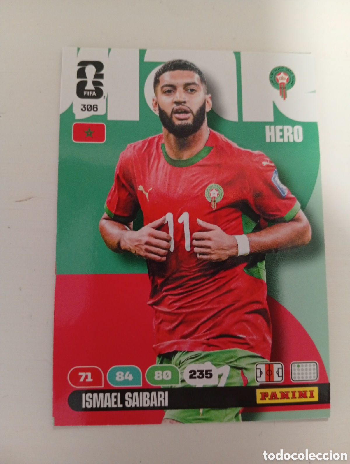 Cromos de Futebol: 306 WORLD CUP 2026 ISMAEL SAIBARI MARRUECOS HERO ADRENALYN MUNDIAL PANINI 26