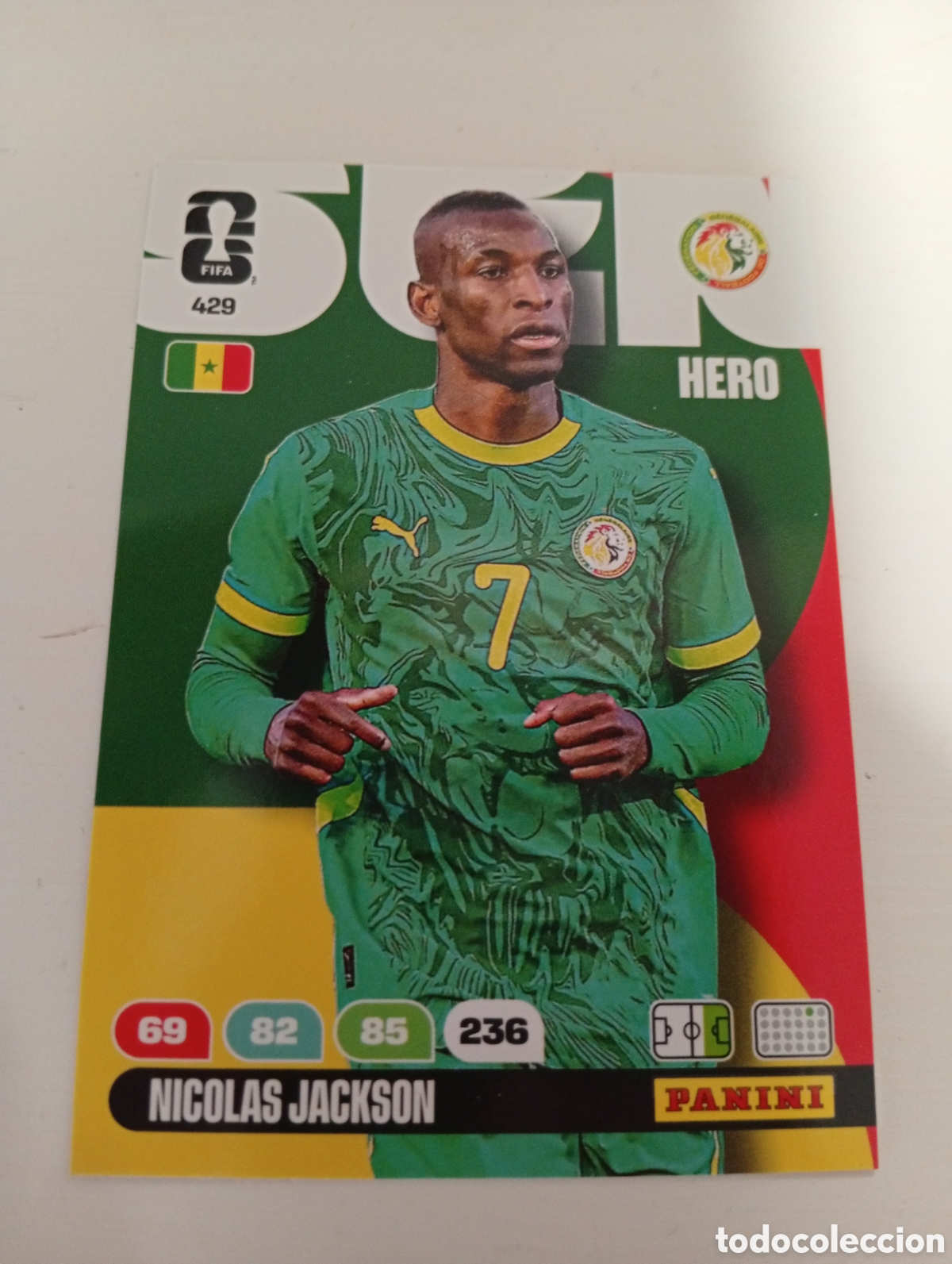 Cromos de Futebol: 429 NICOLAS JACKSON SENEGAL ADRENALYN MUNDIAL FIFA WORLD CUP 2026 PANINI