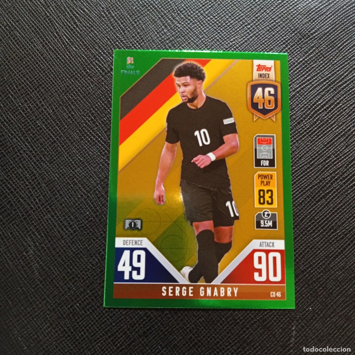 Cromos de Futebol: GNABRY ALEMANIA TOPPS MATCH ATTAX ROAD TO FINALS UEFA NATIONS LEAGUE 2022 - A82 PG100