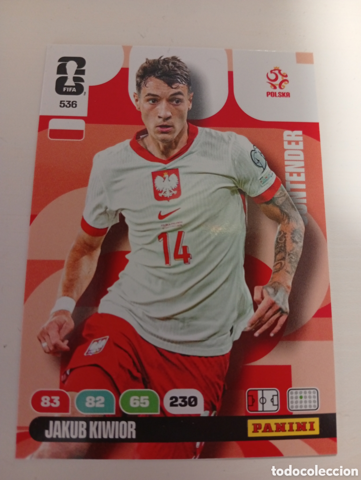 Cromos de Futebol: FIFA WORLD CUP 2026 PANINI ADRENALYN XL 536 JAKUB KIWIOR - CONTENDER POLONIA
