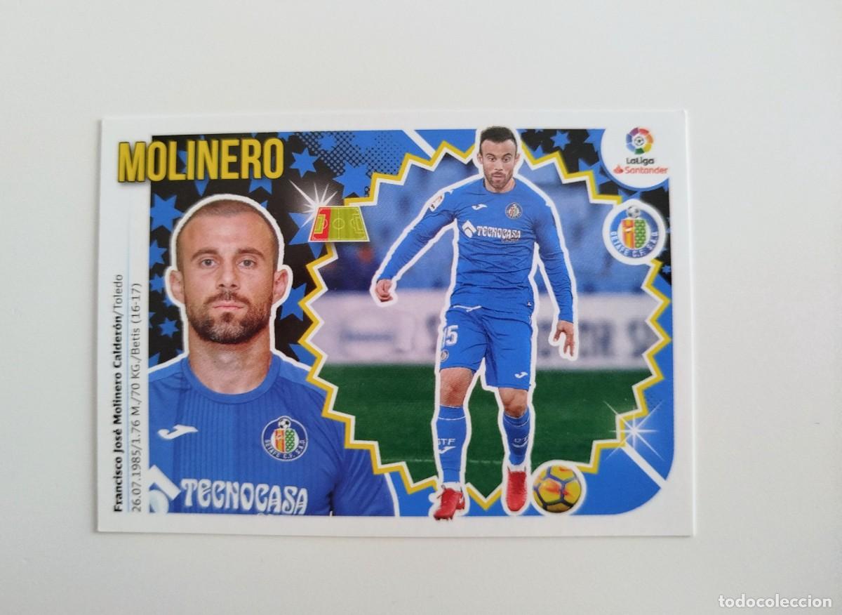 Cromos de F&uacute;tbol: Molinero 7B SIN PEGAR NUNCA PEGADO Getafe CF Liga Ediciones Este 18 19 / 2018 2019