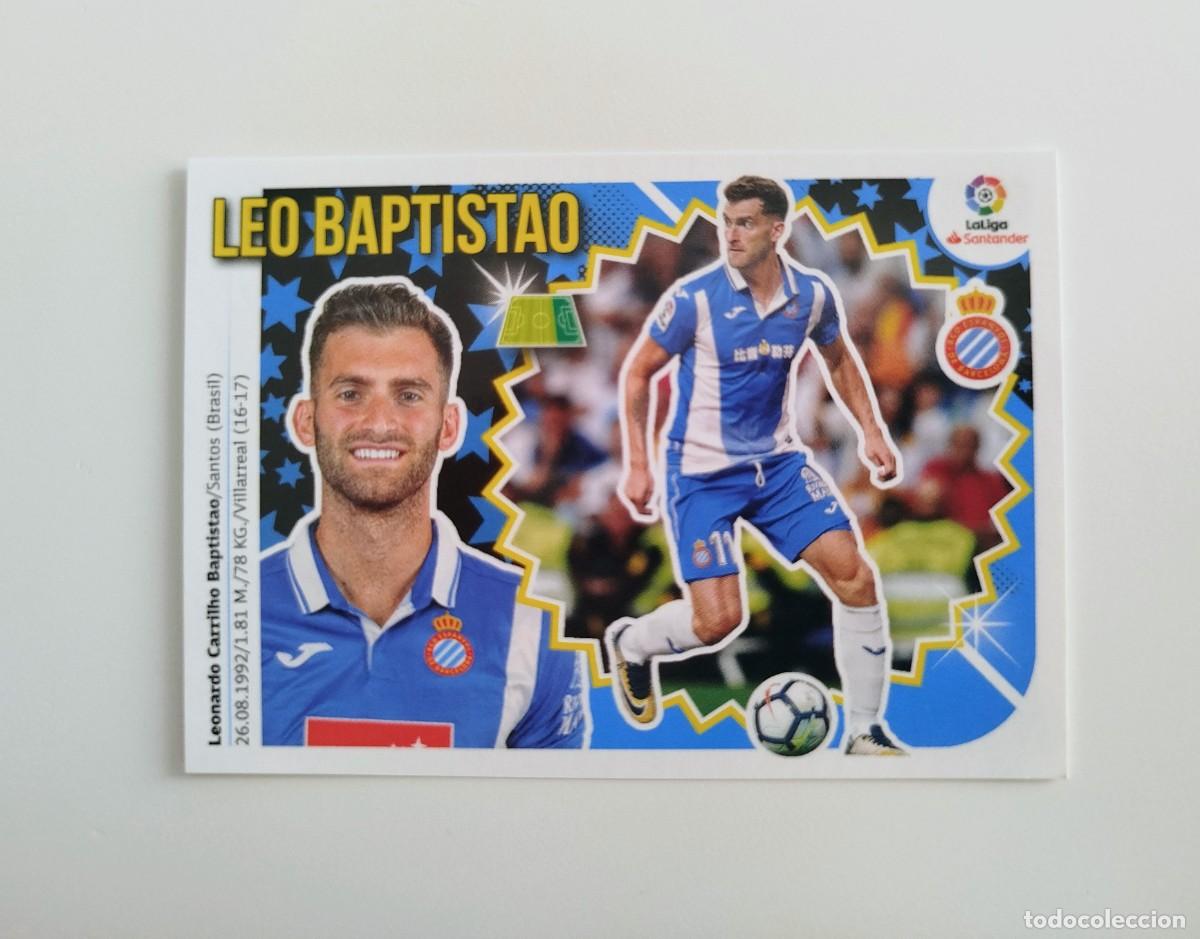 Cromos de F&uacute;tbol: Leo Baptistao 15 SIN PEGAR NUNCA PEGADO RCD Espanyol Espa&ntilde;ol Liga Ediciones Este 18 19 / 2018 2019
