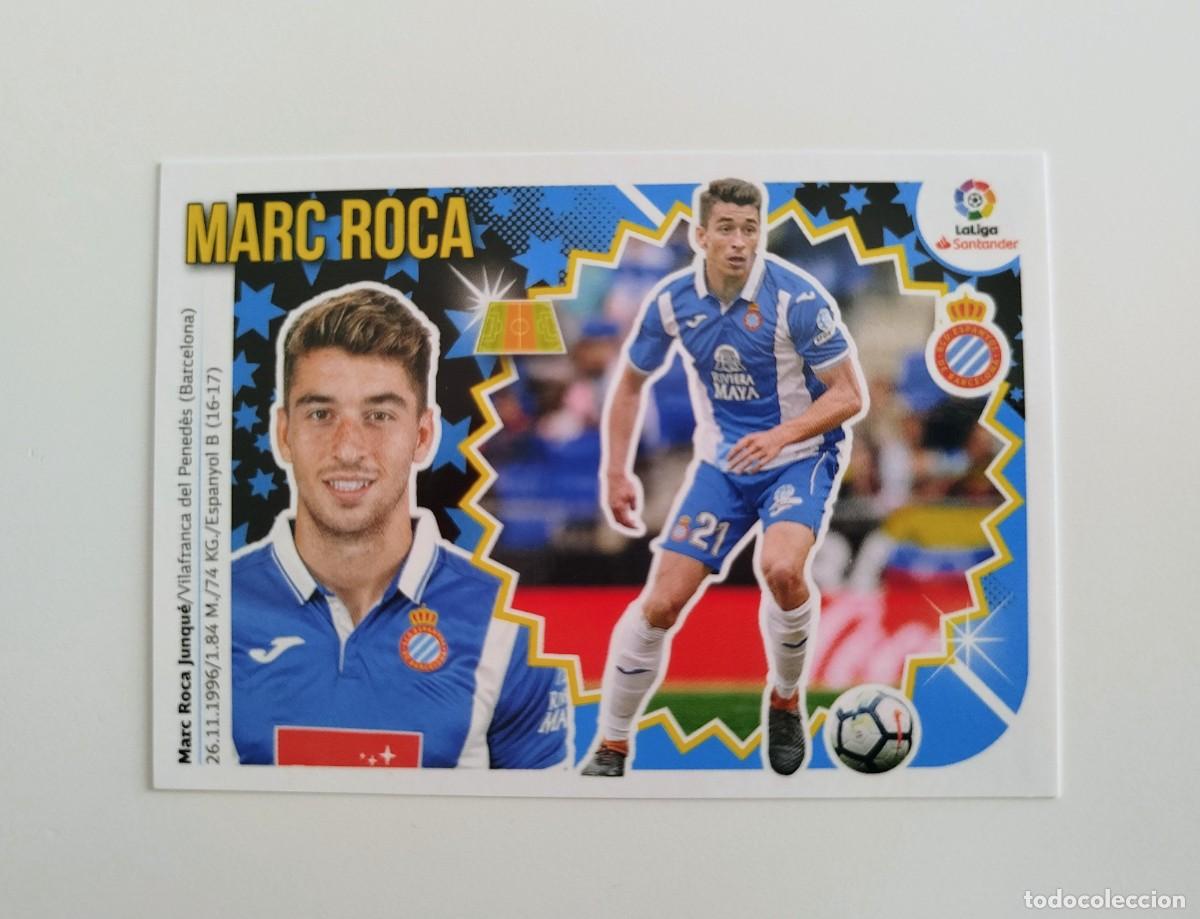 Figurine di Calcio: Marc Roca 12A SIN PEGAR NUNCA PEGADO RCD Espanyol Espa&ntilde;ol Liga Ediciones Este 18 19 / 2018 2019