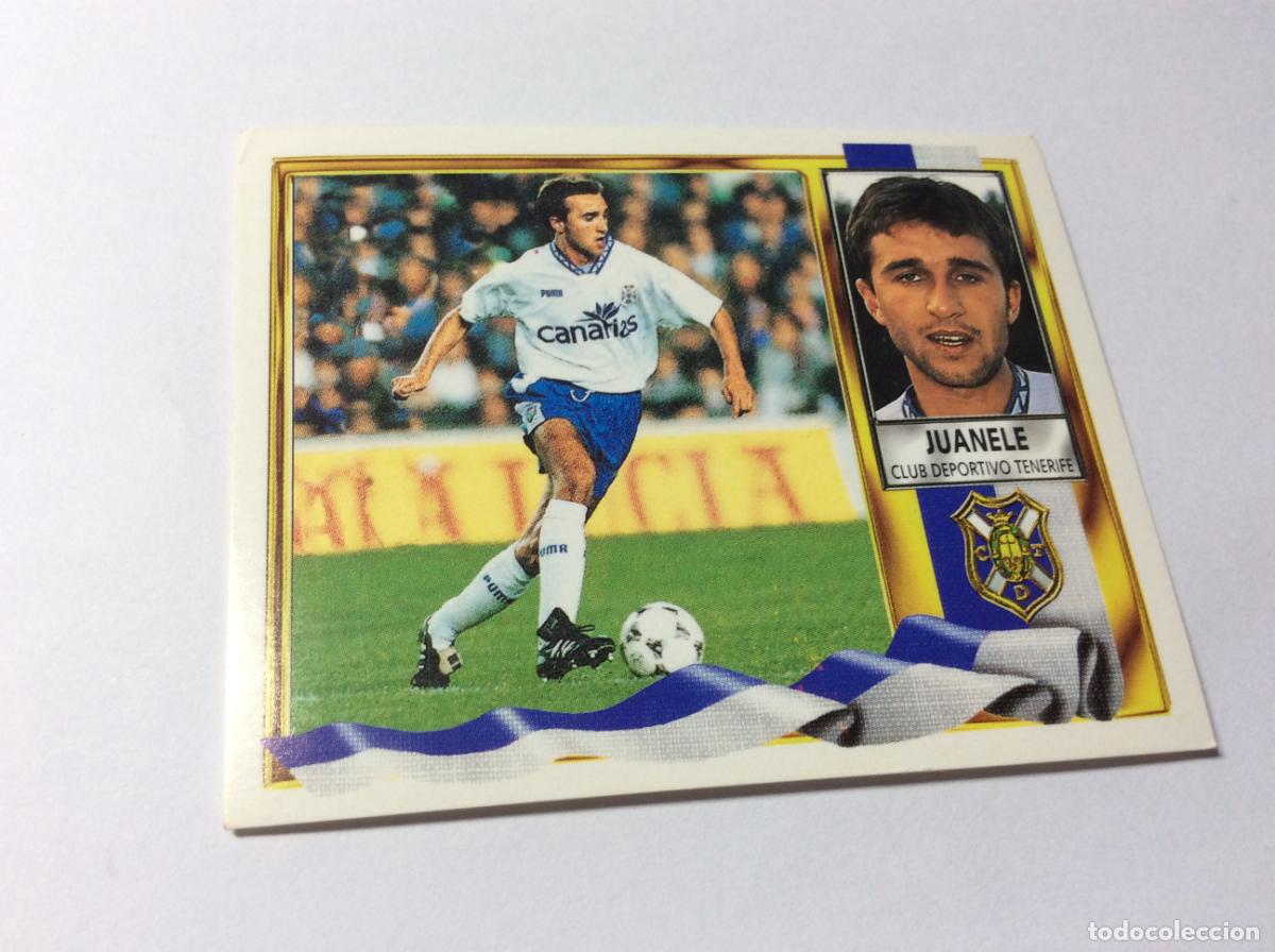 Cromos de F&uacute;tbol: Juanele CD Tenerife Este 95 96 1995 1996