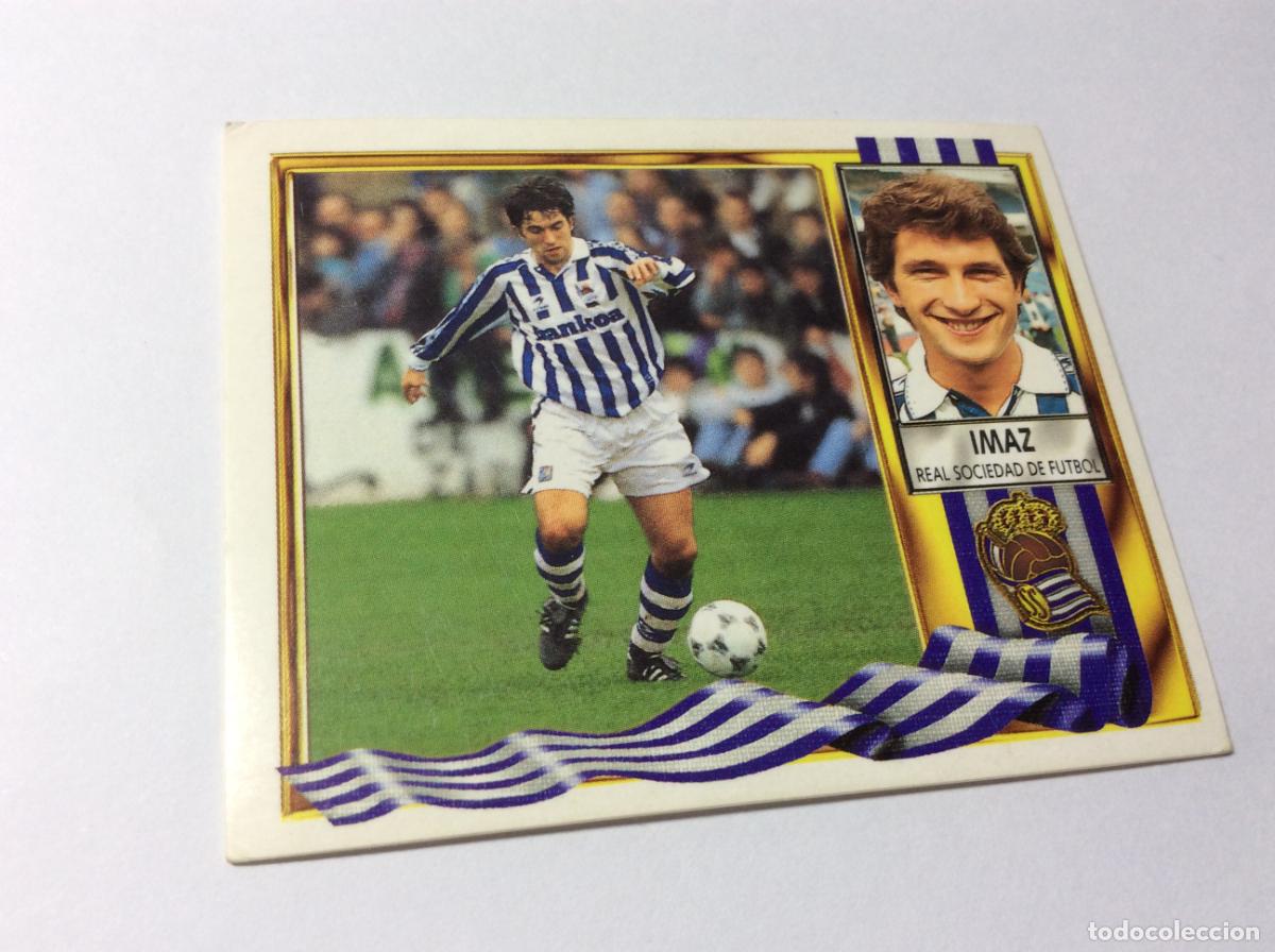 Cromos de F&uacute;tbol: Imaz Real Sociedad Este 95 96 1995 1996