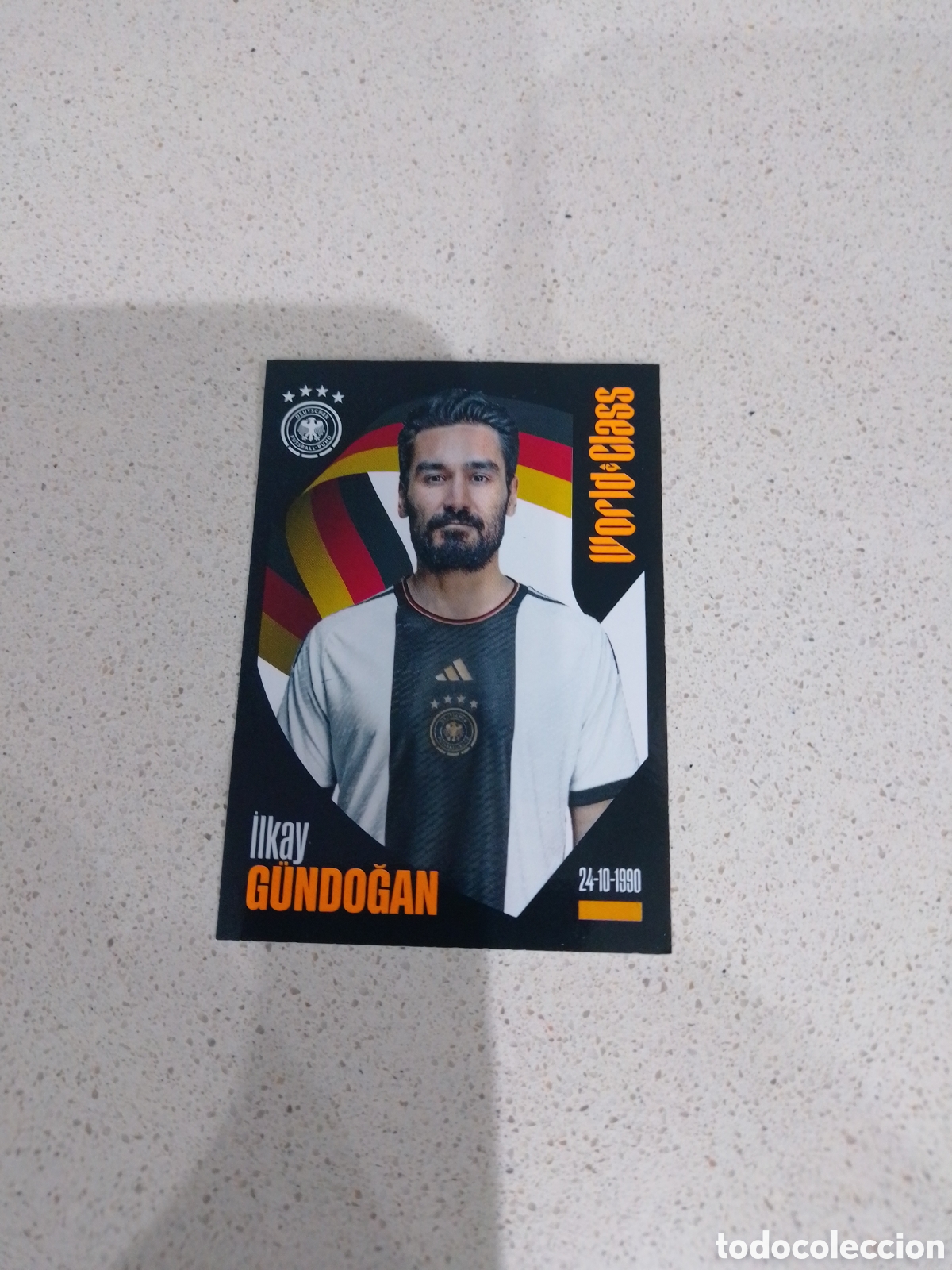 Cromos de F&uacute;tbol: CROMO N&Uacute;MERO 84 GUNDOGAN ALEMANIA. WORLD CLASS. PANINI.