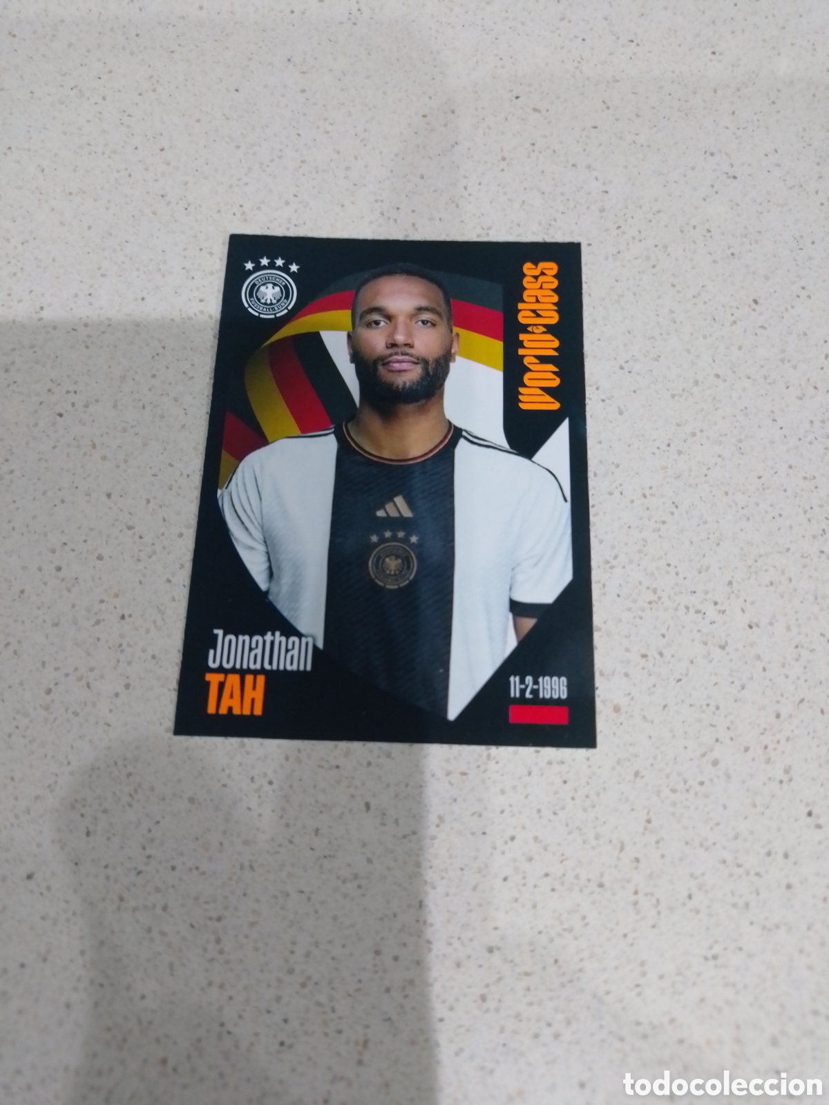 Cromos de F&uacute;tbol: CROMO N&Uacute;MERO 79 TAH ALEMANIA. WORLD CLASS. PANINI.
