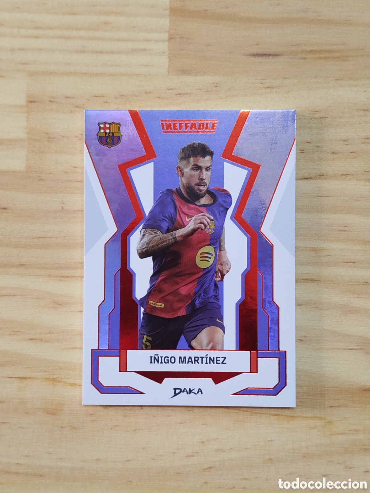 Cromos de F&uacute;tbol: Daka numerada /35 I&ntilde;igo Mart&iacute;nez