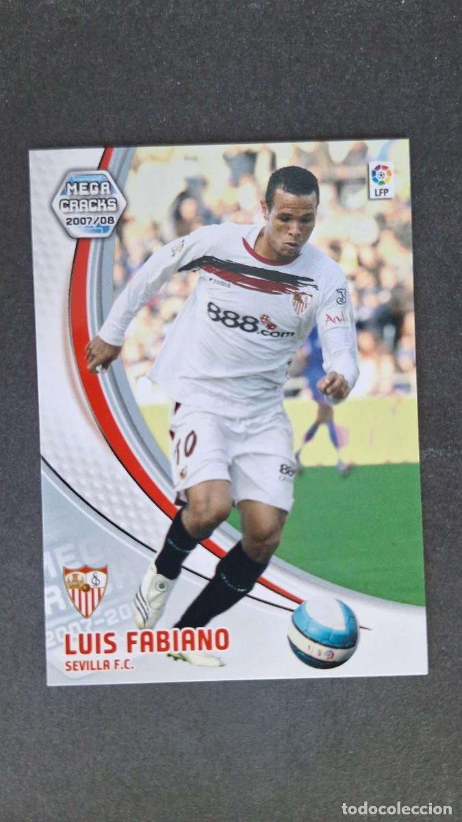 Cromos de F&uacute;tbol: L3 LUIS FABIANO SEVILLA F. C. 286 PANINI MEGACRACKS 2007 2008 07 08