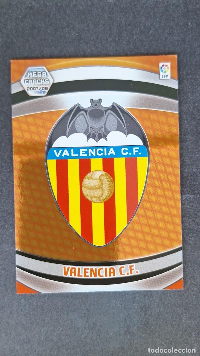 Cromos de F&uacute;tbol: L3 ESCUDO VALENCIA C. F. 289 PANINI MEGACRACKS 2007 2008 07 08