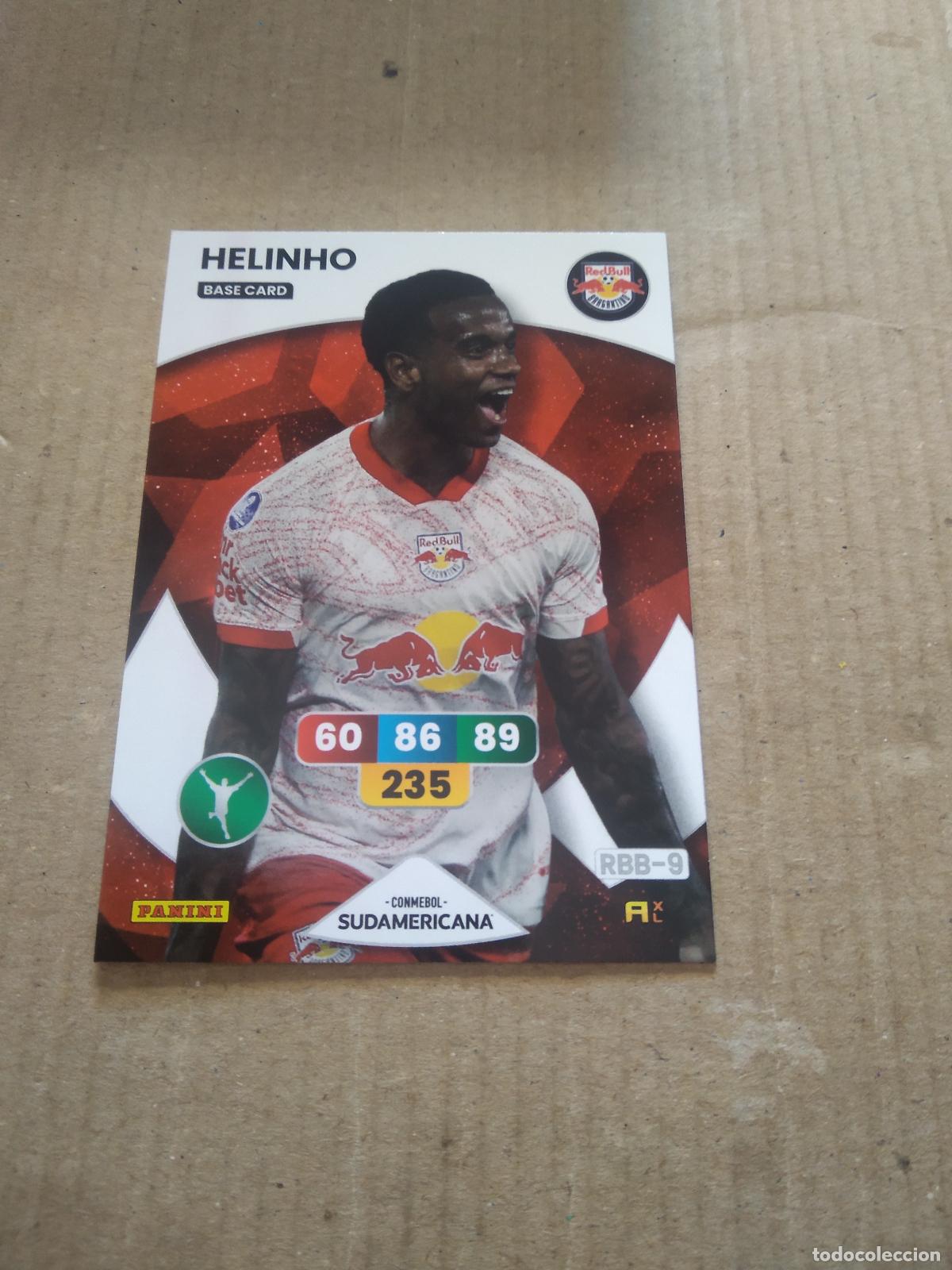 Cromos de F&uacute;tbol: HELINHO BRAGANTINO CROMO FUTBOL PANINI ADRENALYN CONMEBOL LIBERTADORES SUDAMERICANA 2024