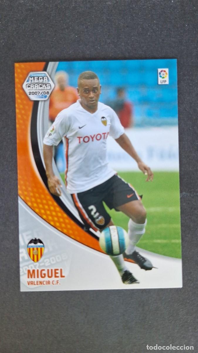 Cromos de F&uacute;tbol: L3 MIGUEL VALENCIA C. F. 291 PANINI MEGACRACKS 2007 2008 07 08