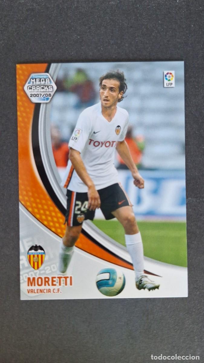 Cromos de F&uacute;tbol: L3 MORETTI VALENCIA C. F. 295 PANINI MEGACRACKS 2007 2008 07 08