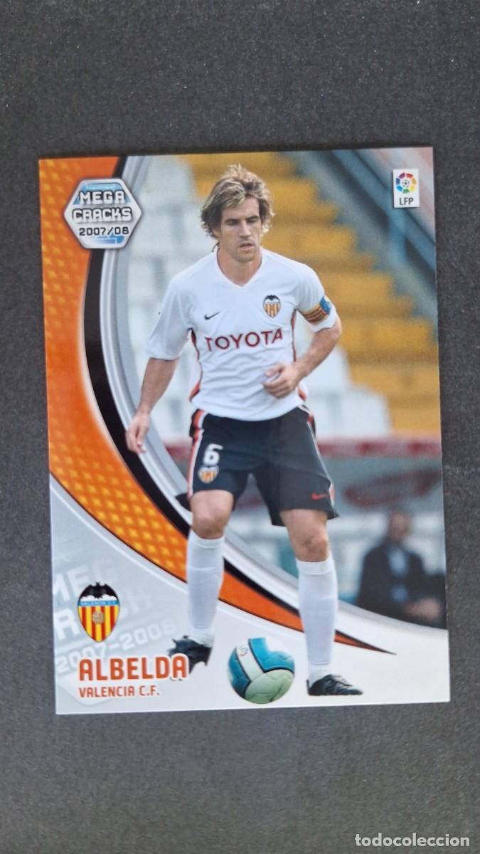 Cromos de F&uacute;tbol: L3 ALBELDA VALENCIA C. F. 297 PANINI MEGACRACKS 2007 2008 07 08