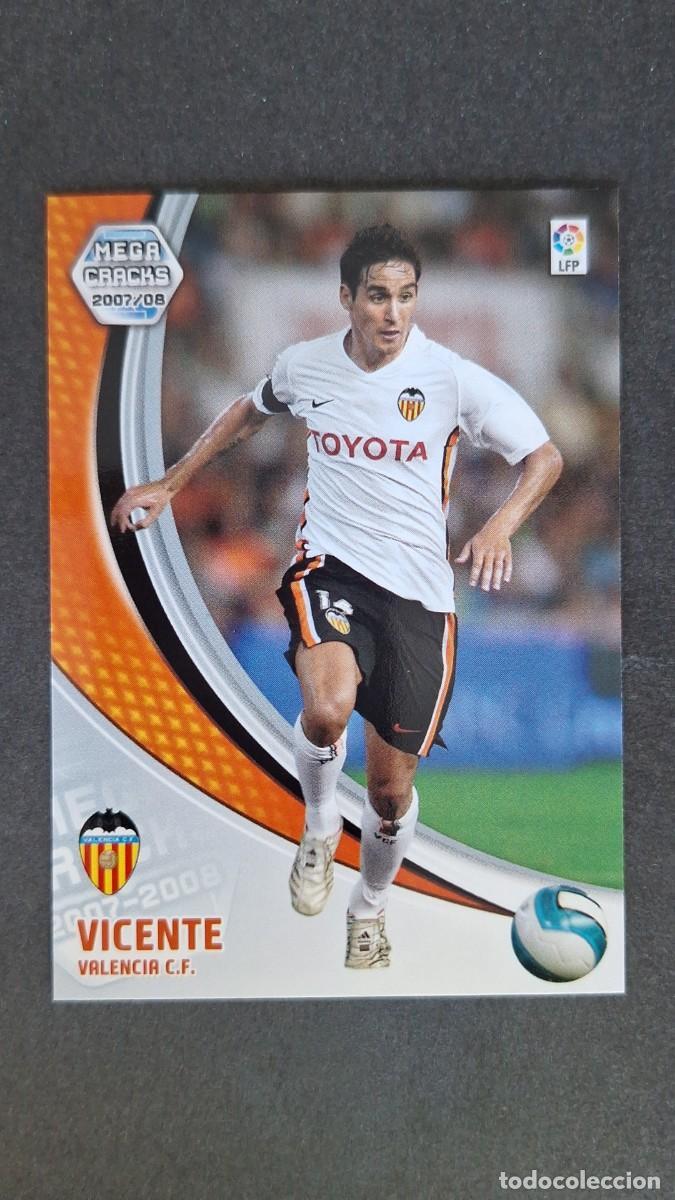 Cromos de F&uacute;tbol: L3 VICENTE VALENCIA C. F. 302 PANINI MEGACRACKS 2007 2008 07 08