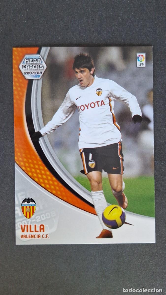 Cromos de F&uacute;tbol: L3 VILLA VALENCIA C. F. 305 PANINI MEGACRACKS 2007 2008 07 08