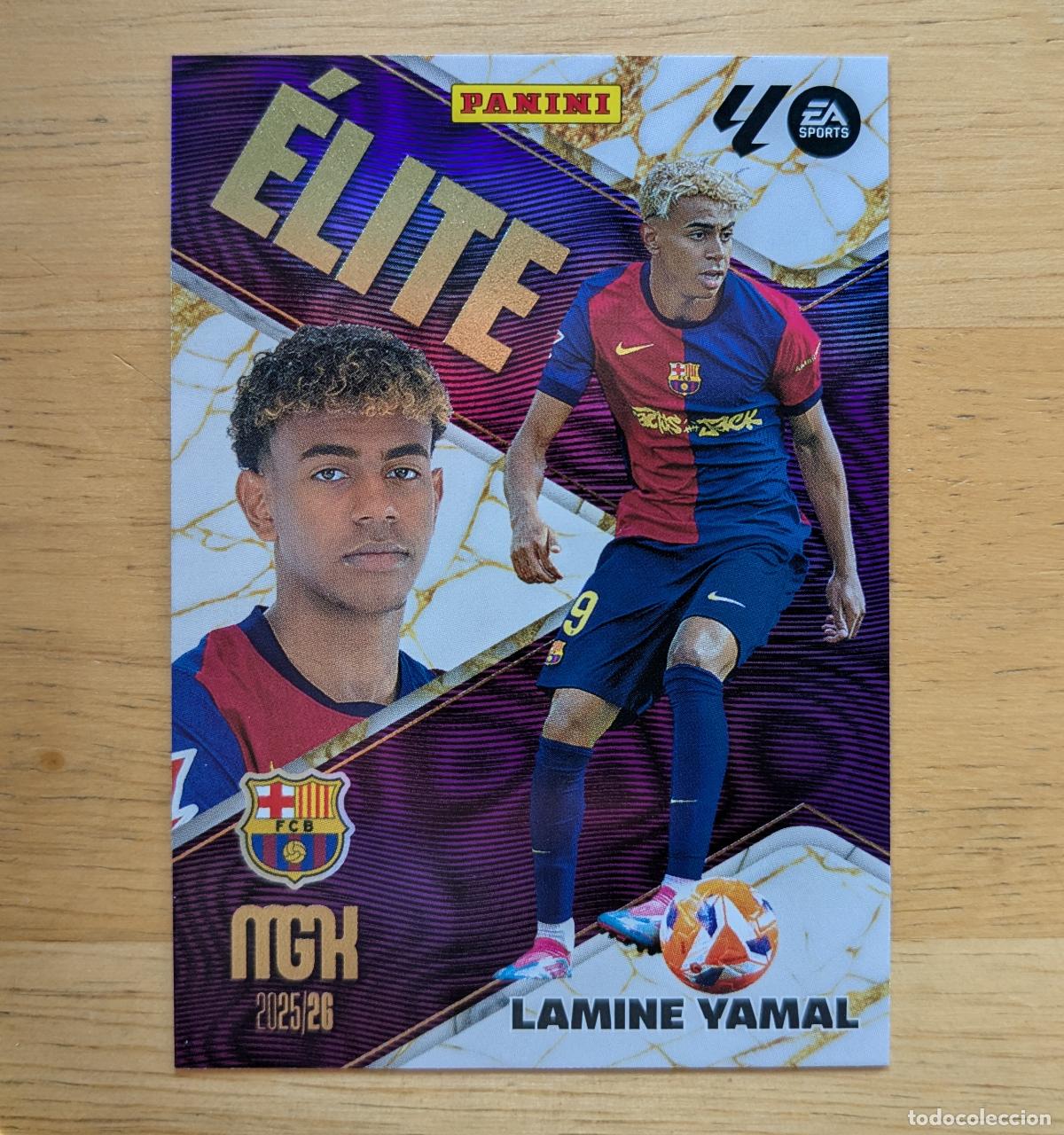 Fu&szlig;ball-Sticker: MEGACRACKS 2025-2026 - LAMINE YAMAL - FC BARCELONA - ELITE N&ordm; 9