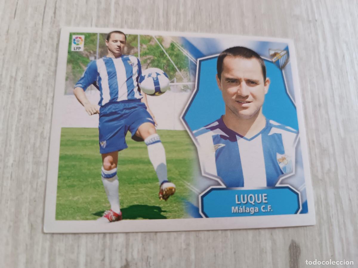 Fu&szlig;ball-Sticker: LUQUE COLOCA LIGA ESTE 2008 2009 08 09. NUNCA PEGADO.